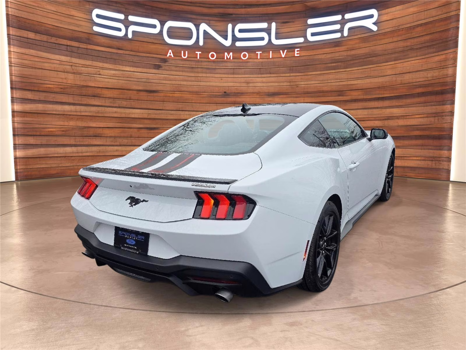 2025 Oxford White Ford Mustang EcoBoost Premium RWD Fastback