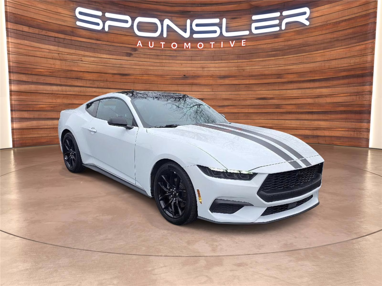 2025 Oxford White Ford Mustang EcoBoost Premium RWD Fastback