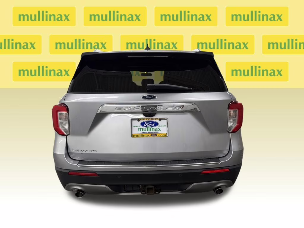 2021 Iconic Silver Metallic Ford Explorer Limited RWD SUV