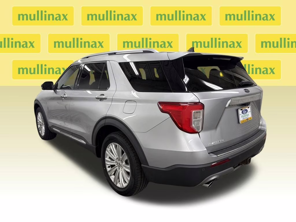 2021 Iconic Silver Metallic Ford Explorer Limited RWD SUV