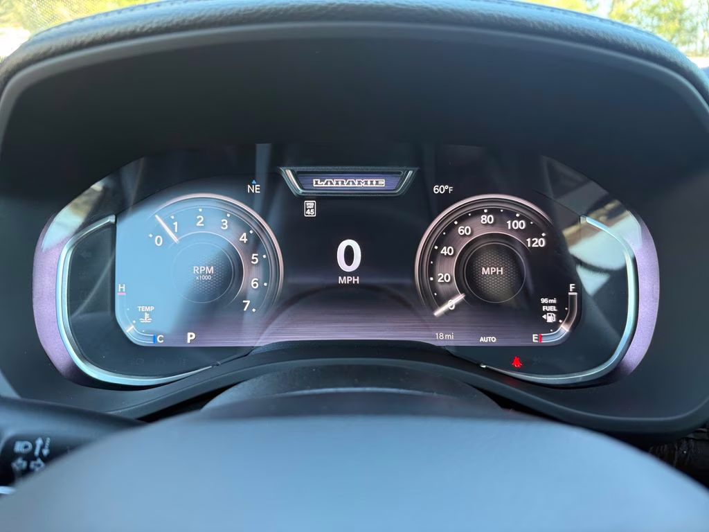 2026 Diamond Black Crystal Pearlcoat Ram 1500 Laramie 4X4 Truck