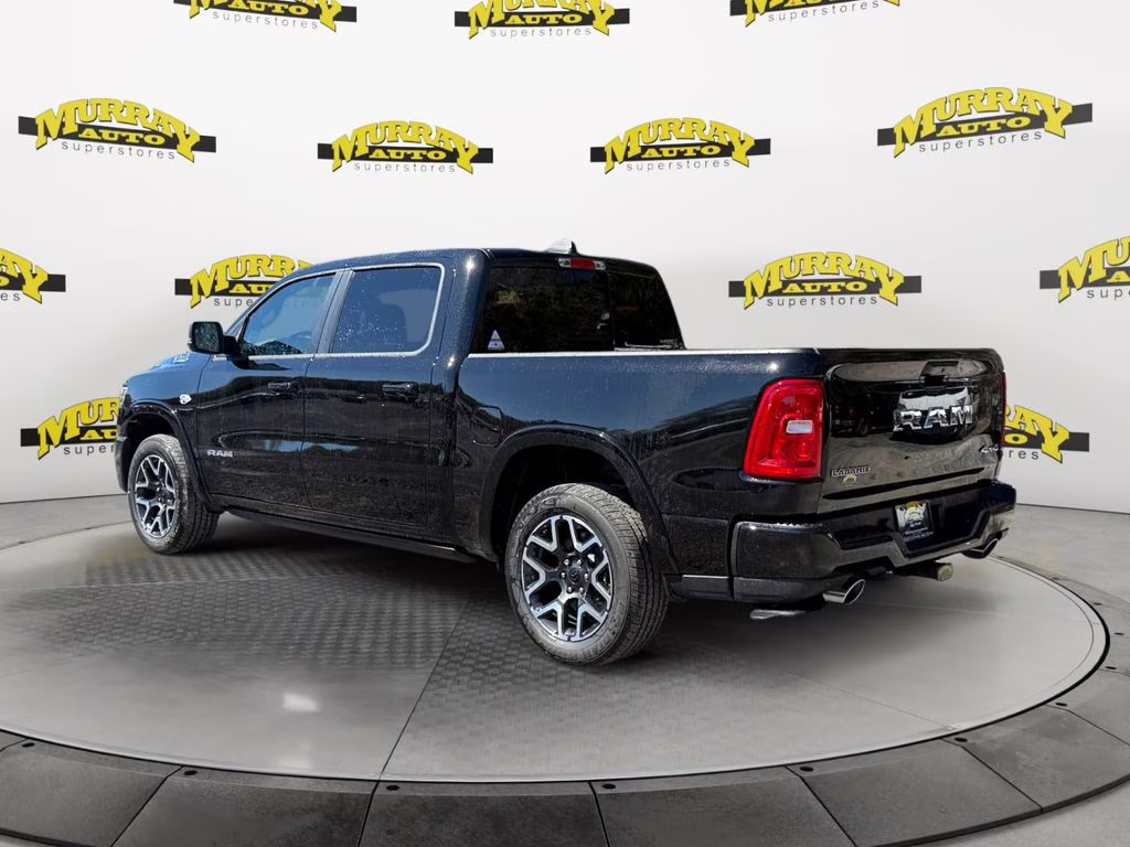 2026 Diamond Black Crystal Pearlcoat Ram 1500 Laramie 4X4 Truck