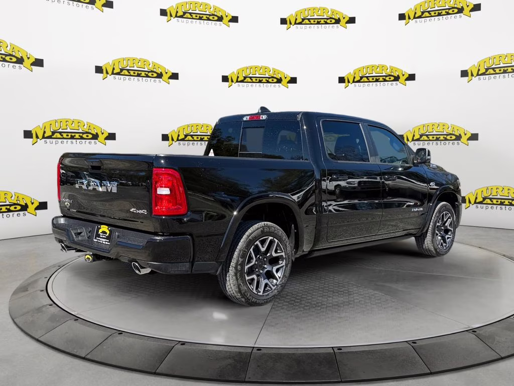 2026 Diamond Black Crystal Pearlcoat Ram 1500 Laramie 4X4 Truck