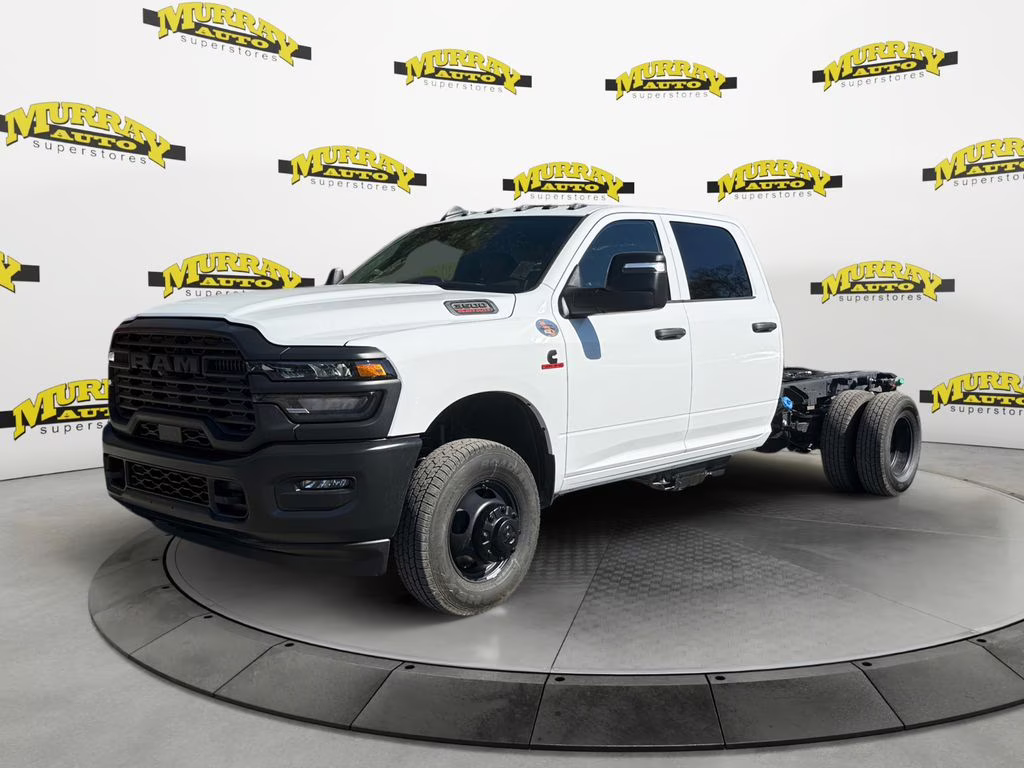 2026 Bright White Clearcoat Ram 3500 Tradesman 4X4 Truck