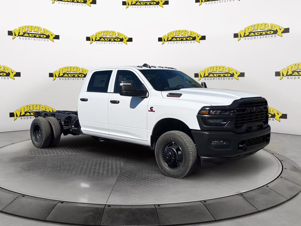 2026 Bright White Clearcoat Ram 3500 Tradesman 4X4 Truck