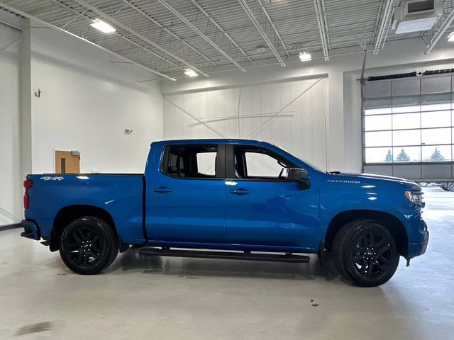 2024 Glacier Blue Metallic Chevrolet Silverado 1500 RST 4X4 Truck