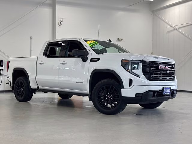 2023 Summit White GMC Sierra 1500 Elevation 4X4 Truck