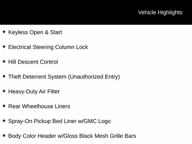 2023 Summit White GMC Sierra 1500 Elevation 4X4 Truck