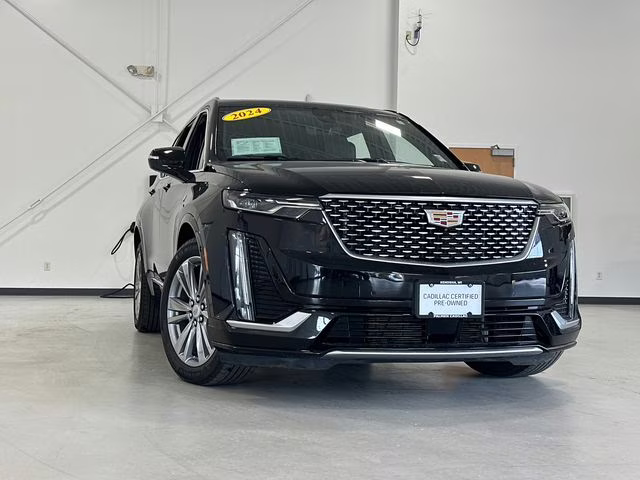 2024 Stellar Black Metallic Cadillac XT6 Premium Luxury AWD SUV