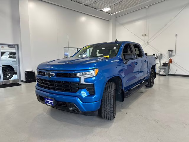 2024 Glacier Blue Metallic Chevrolet Silverado 1500 RST 4X4 Truck