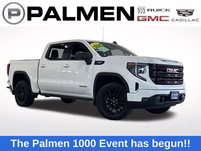 2023 Summit White GMC Sierra 1500 Elevation 4X4 Truck