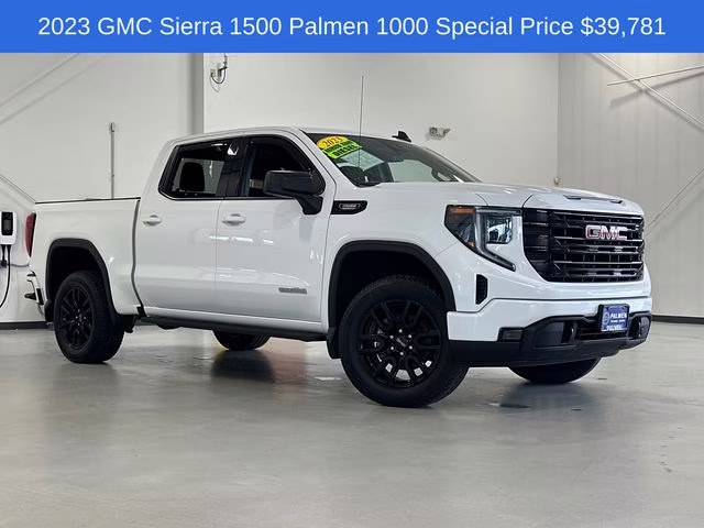 2023 Summit White GMC Sierra 1500 Elevation 4X4 Truck