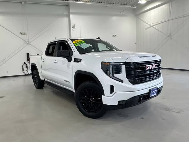 2023 Summit White GMC Sierra 1500 Elevation 4X4 Truck