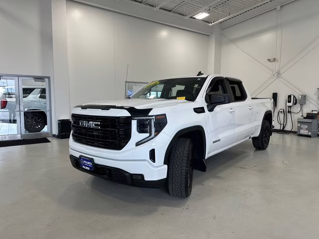 2023 Summit White GMC Sierra 1500 Elevation 4X4 Truck