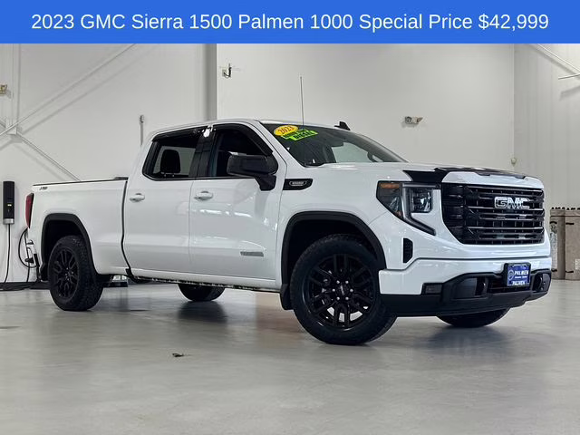 2023 Summit White GMC Sierra 1500 Elevation 4X4 Truck