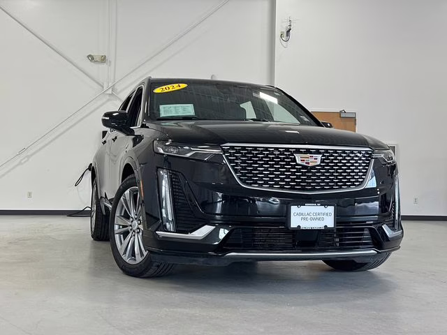 2024 Stellar Black Metallic Cadillac XT6 Premium Luxury AWD SUV