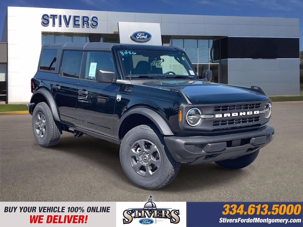 2026 Shadow Black Ford Bronco Big Bend 4X4 SUV