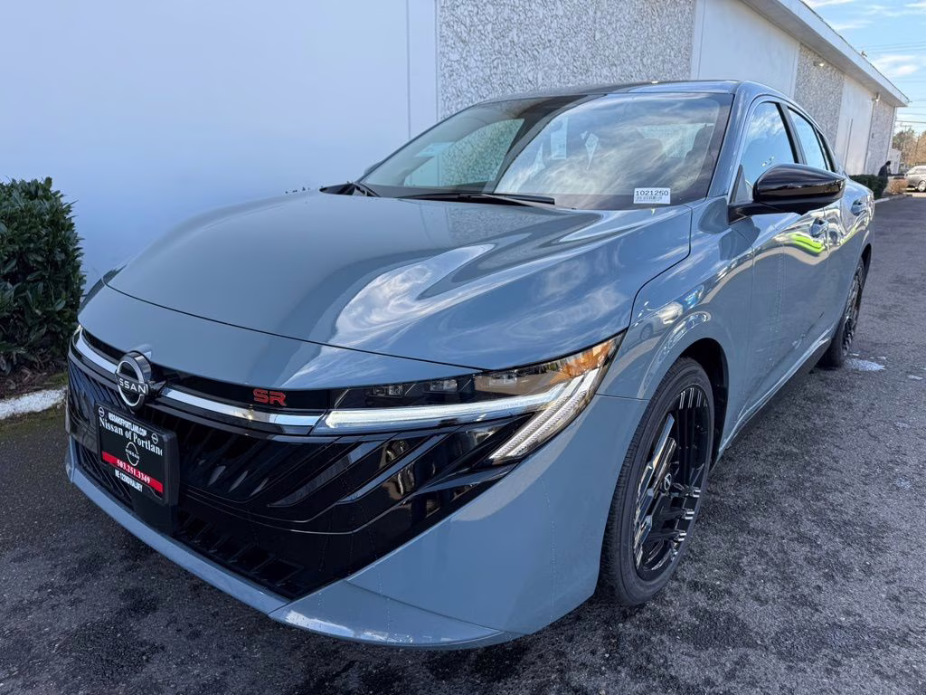 2026 Atlantic Gray Metallic Nissan Sentra SR FWD Sedan