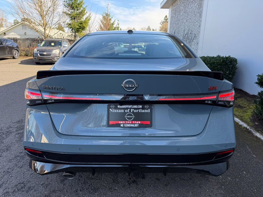 2026 Atlantic Gray Metallic Nissan Sentra SR FWD Sedan