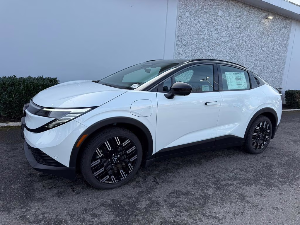 2026 Everest White Pearl/Black Nissan LEAF PLATINUM+ FWD SUV