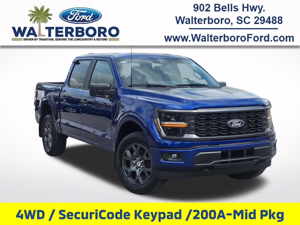 2026 Argon Blue Metallic Ford F-150 STX 4X4 Truck