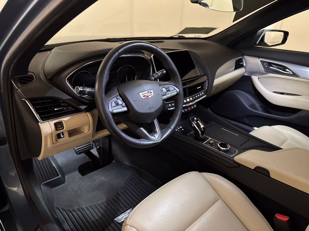 2024 Midnight Steel Metallic Cadillac CT5 Luxury RWD Sedan