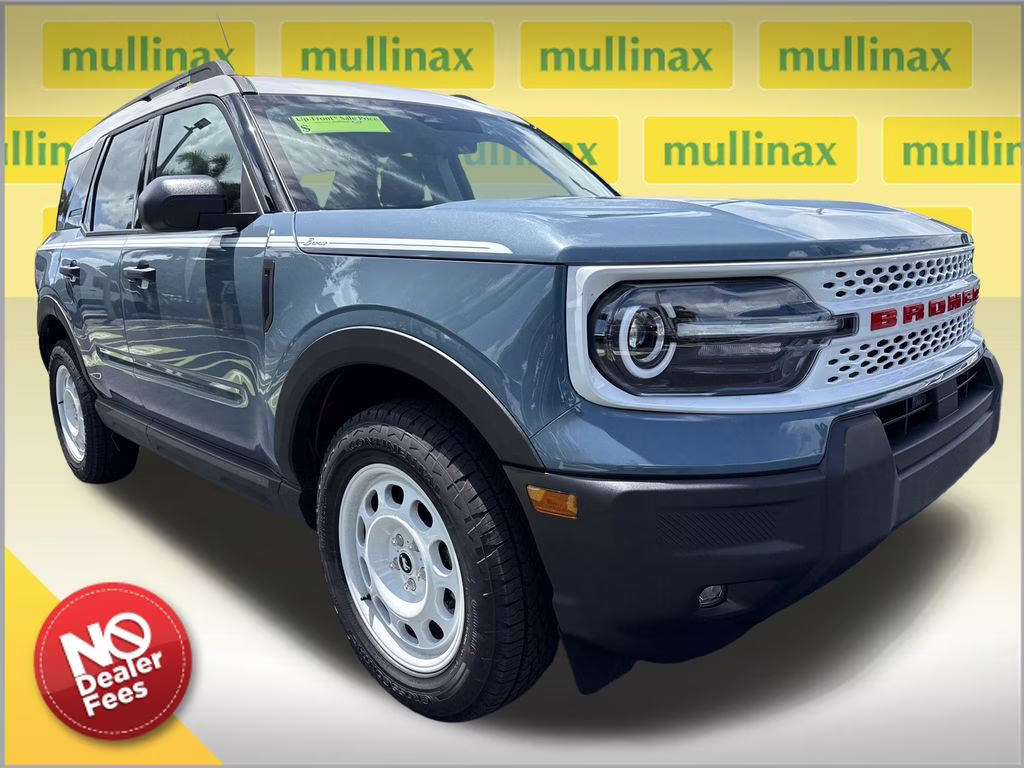 2026 Azure Gray Met Tri-Coat Ford Bronco Sport Heritage 4X4 SUV