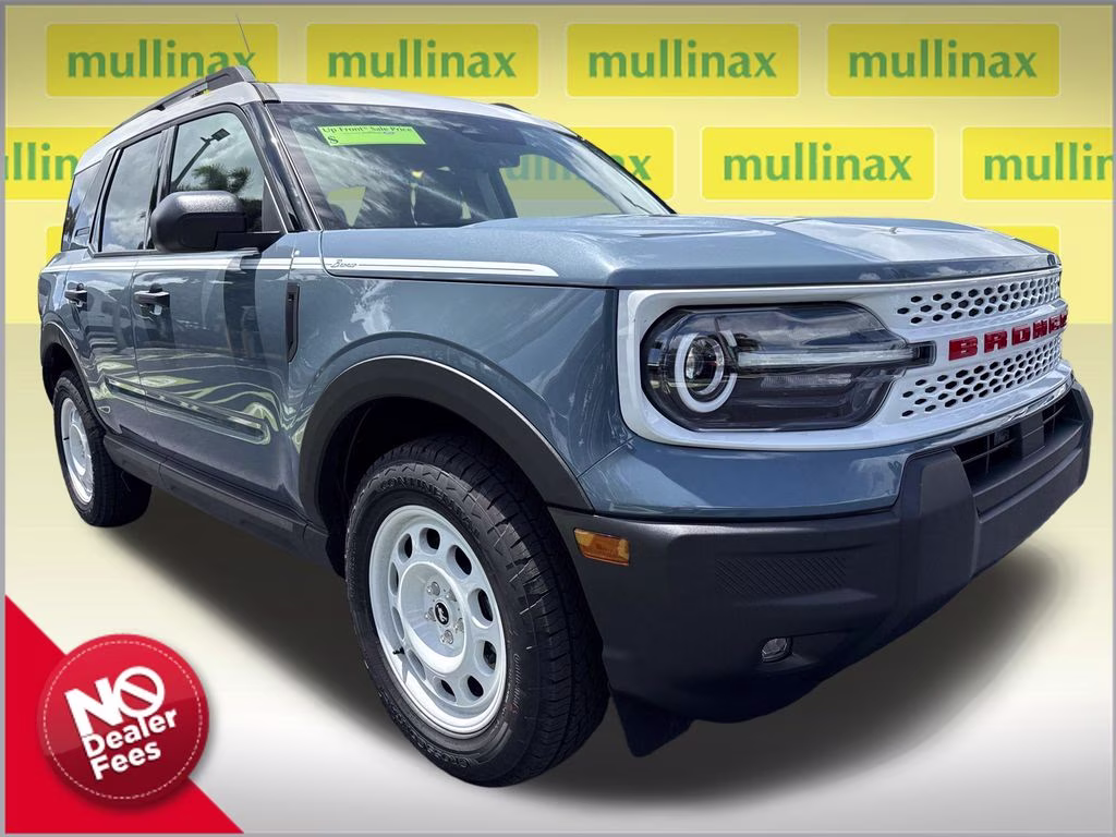 2026 Azure Gray Metallic Ford Bronco Sport Heritage 4X4 SUV