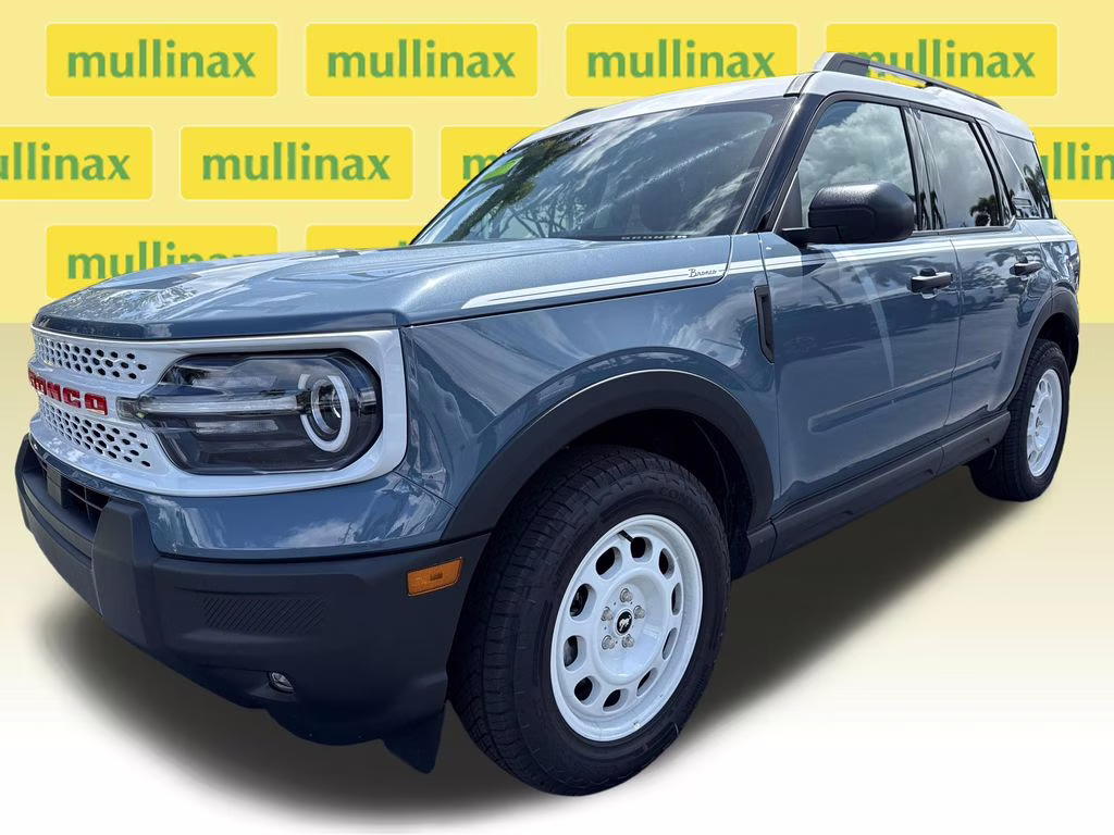 2026 Azure Gray Metallic Ford Bronco Sport Heritage 4X4 SUV