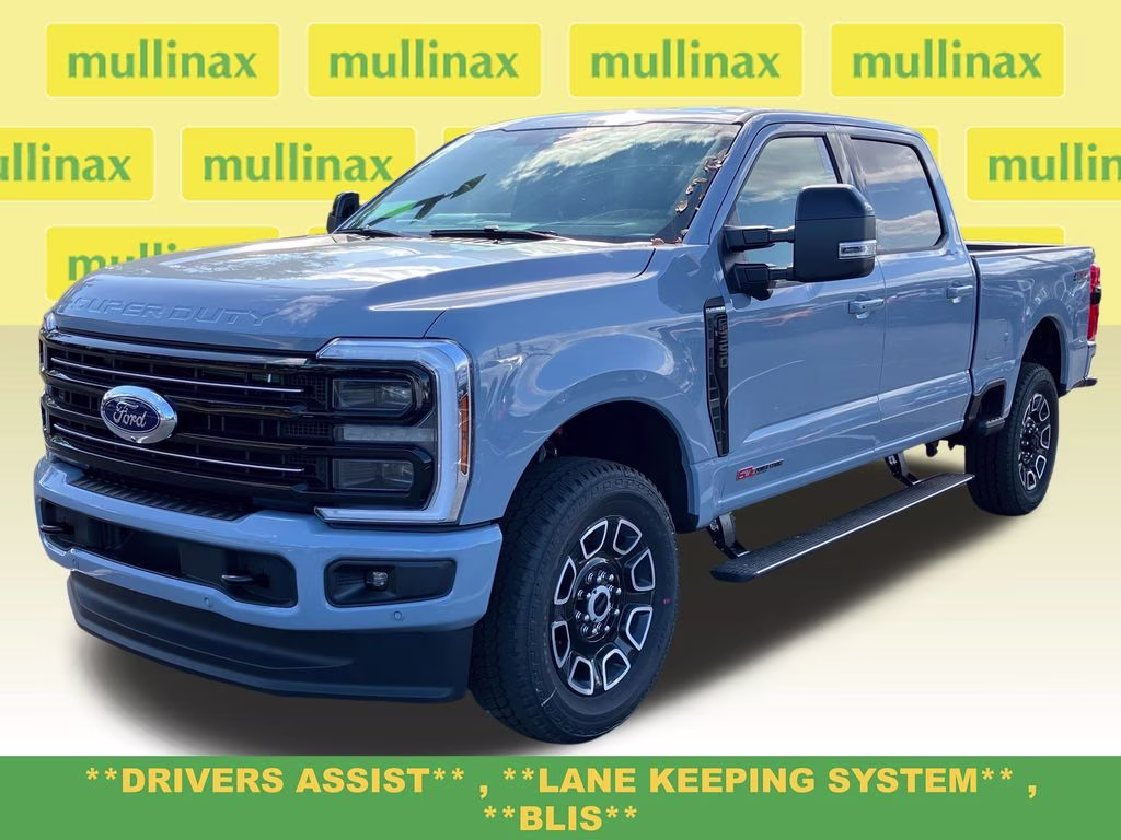 2026 Glacier Gray Metallic TriCoat Ford Super Duty F-350 SRW Platinum 4X4 Truck