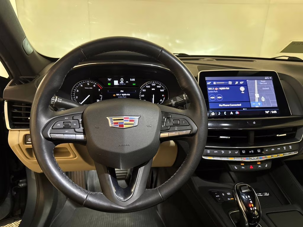 2024 Midnight Steel Metallic Cadillac CT5 Luxury RWD Sedan