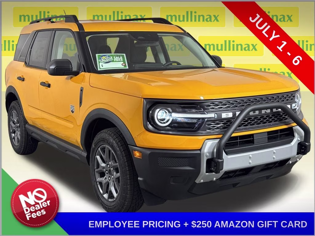 2026 Orange Fury Metallic Tri-Coat Ford Bronco Sport Big Bend 4X4 SUV