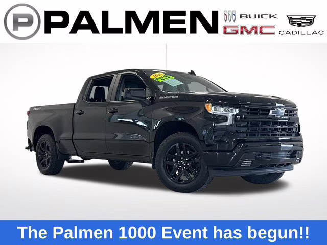 2025 Black Chevrolet Silverado 1500 RST 4X4 Truck