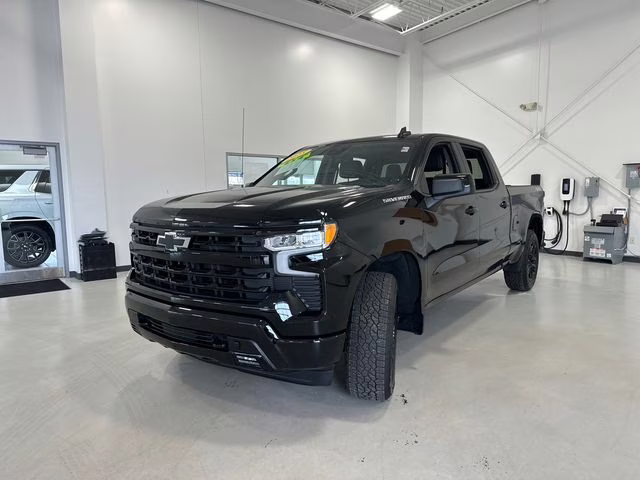 2025 Black Chevrolet Silverado 1500 RST 4X4 Truck