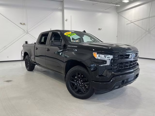 2025 Black Chevrolet Silverado 1500 RST 4X4 Truck