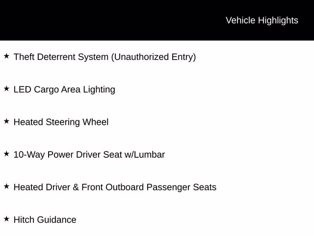 2025 Black Chevrolet Silverado 1500 RST 4X4 Truck