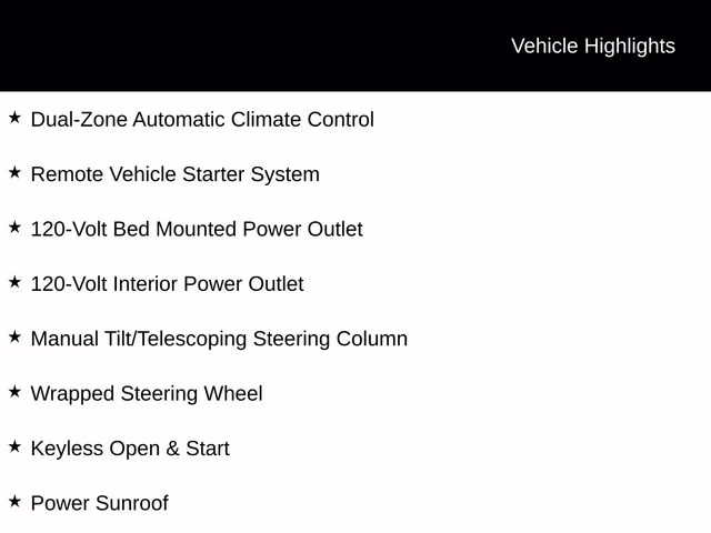 2025 Black Chevrolet Silverado 1500 RST 4X4 Truck