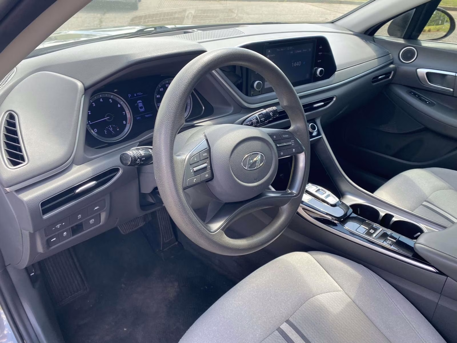 2021 Portofino Gray Hyundai Sonata SE FWD Sedan