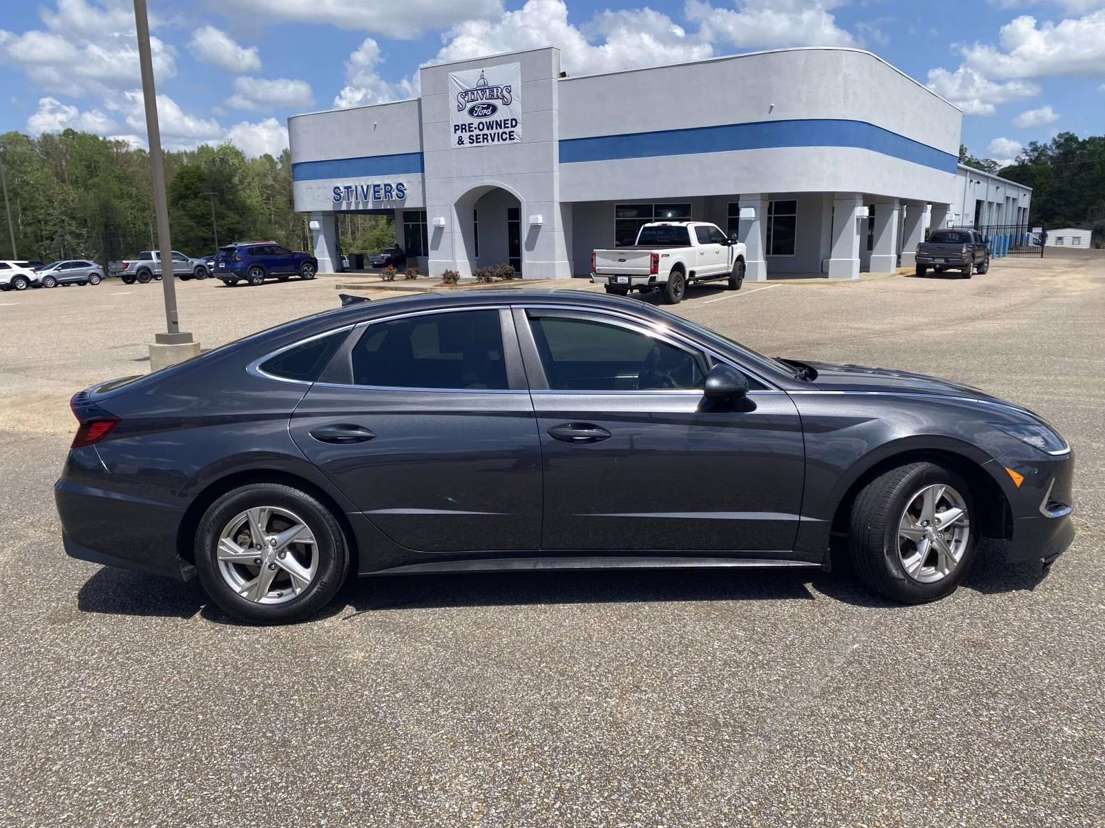 2021 Portofino Gray Hyundai Sonata SE FWD Sedan