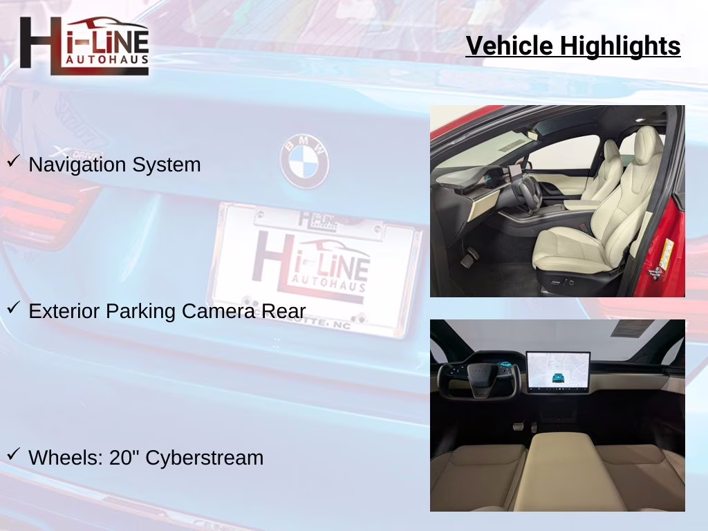 2022 Ultra Red Tesla Model X Plaid AWD SUV