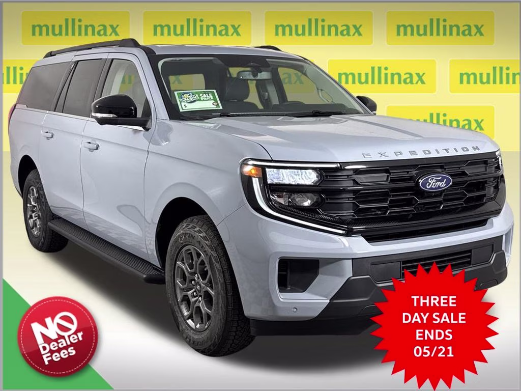 2026 Glacier Gray Metallic Tri-Coat Ford Expedition Max Active RWD SUV