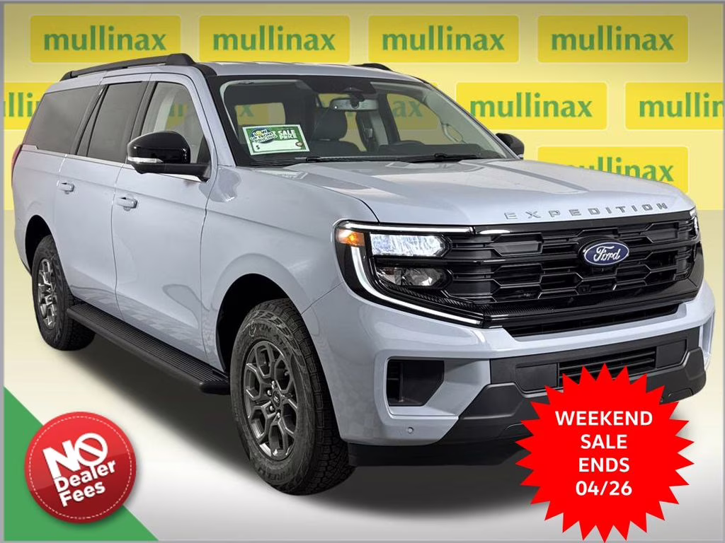 2026 Glacier Gray Metallic Tri-Coat Ford Expedition Max Active RWD SUV