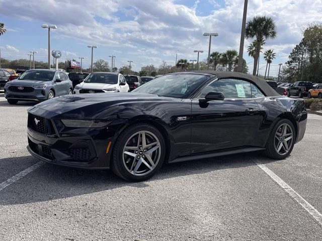 2026 Shadow Black Ford Mustang GT Premium RWD Convertible