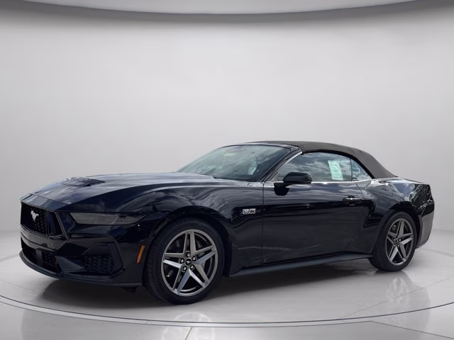 2026 Shadow Black Ford Mustang GT Premium RWD Convertible