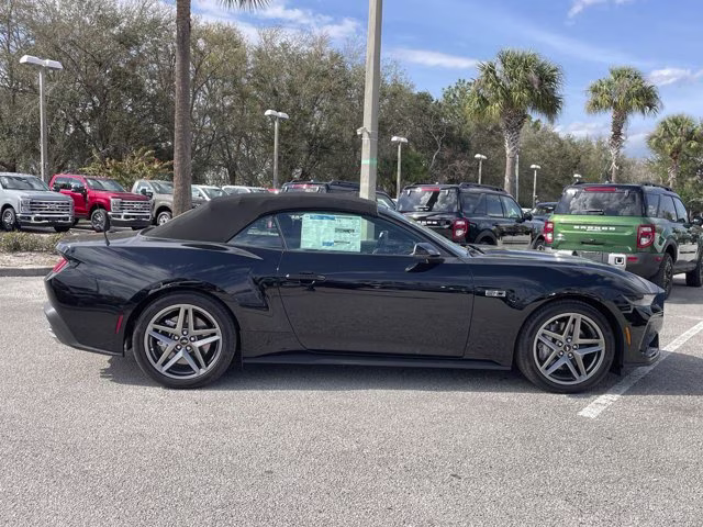 2026 Shadow Black Ford Mustang GT Premium RWD Convertible