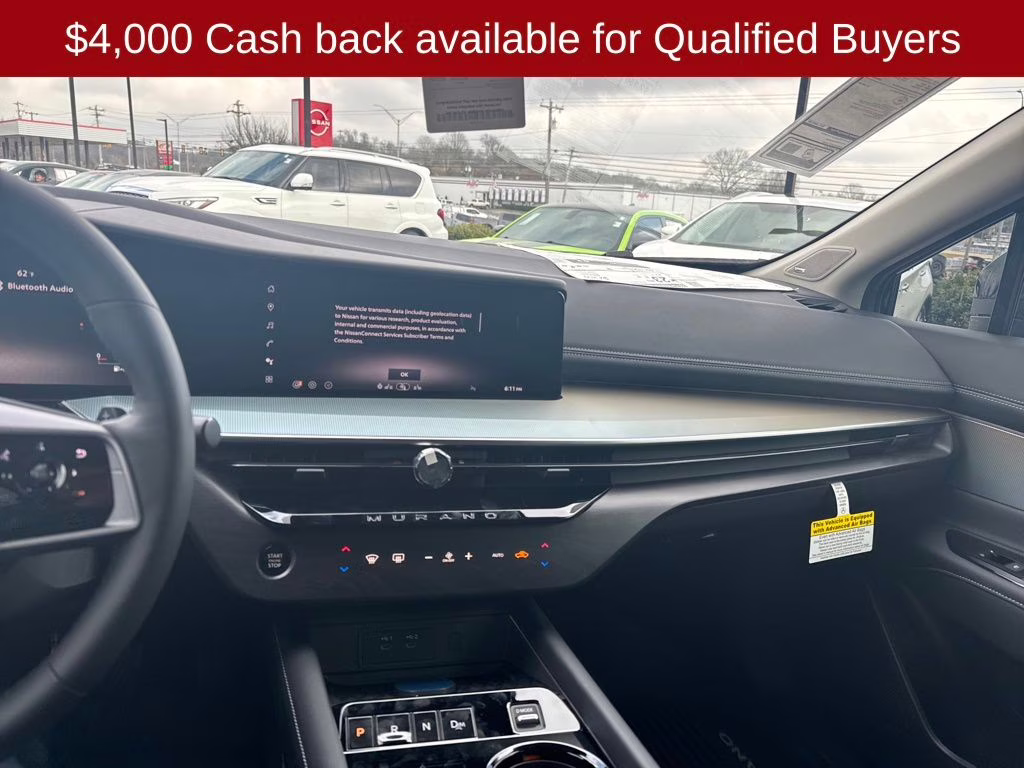 2026 Super Black Nissan Murano SL AWD SUV