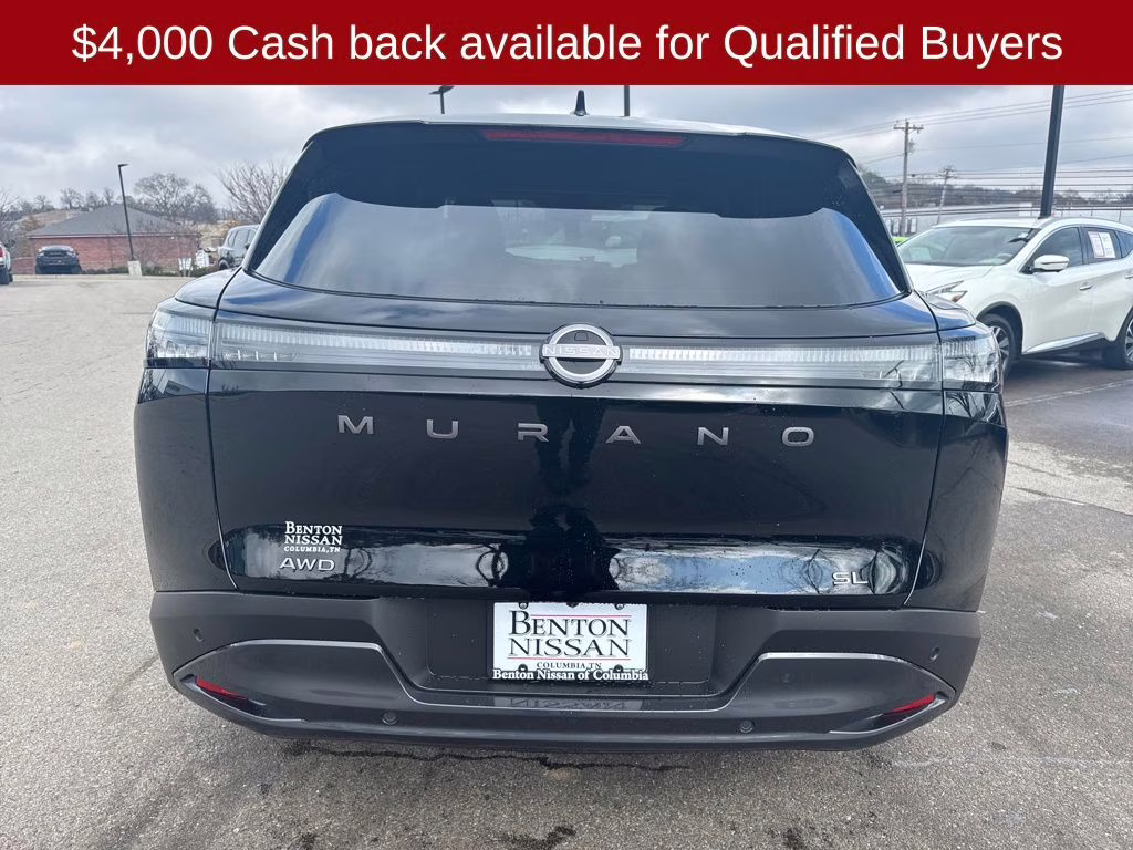 2026 Super Black Nissan Murano SL AWD SUV