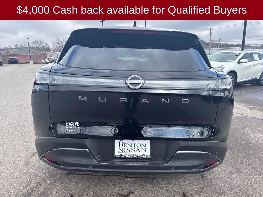 2026 Super Black Nissan Murano SL AWD SUV