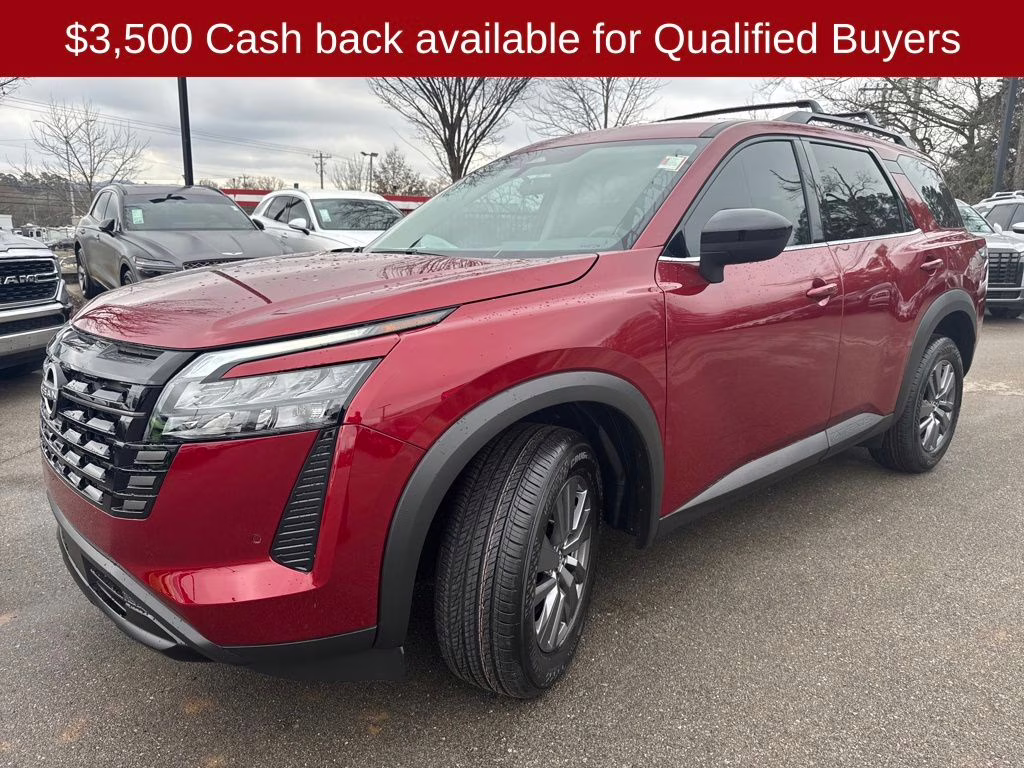 2026 Scarlet Ember Tintcoat Nissan Pathfinder SV 4X4 SUV