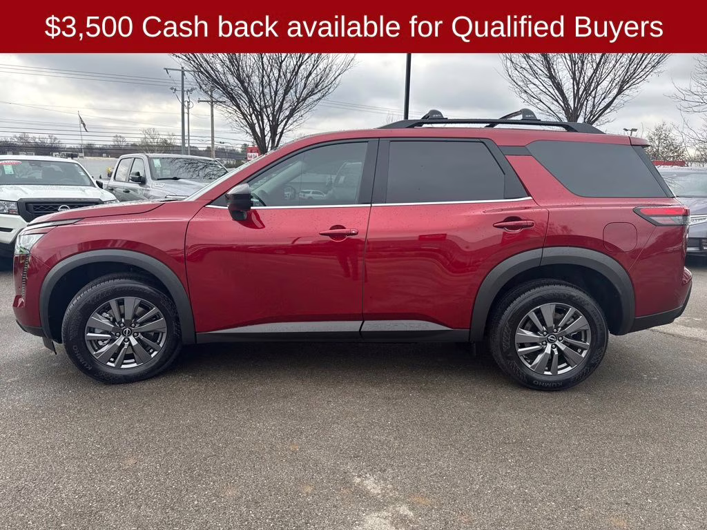2026 Scarlet Ember Tintcoat Nissan Pathfinder SV 4X4 SUV